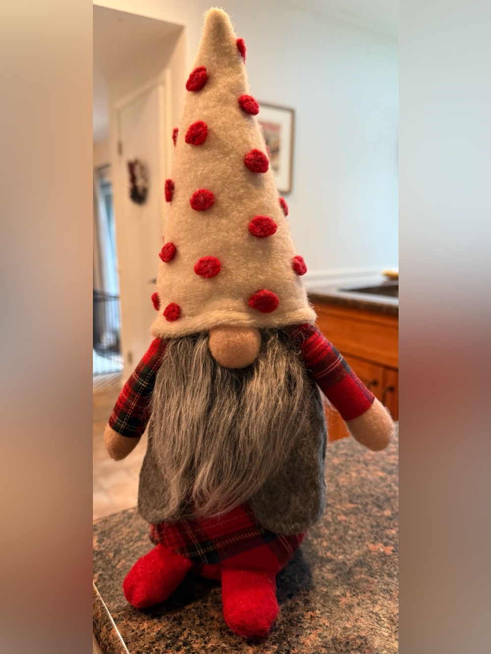 Mud Pie Scandinavian Gnome Plush Décor